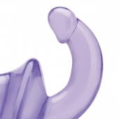 Фиолетовый безремневой страпон Strapless Strap-On - Lux Fetish - купить с доставкой в Череповце