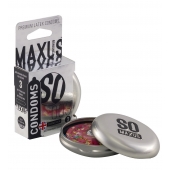 Экстремально тонкие презервативы в железном кейсе MAXUS Extreme Thin - 3 шт. - Maxus - купить с доставкой в Череповце