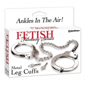 Металлические наручники Metal Leg Cuffs - Pipedream - купить с доставкой в Череповце