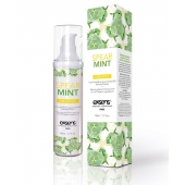 Разогревающее массажное масло Gourmet Spearmint Organic с органическими ингредиентами - 50 мл. - Exsens - купить с доставкой в Череповце