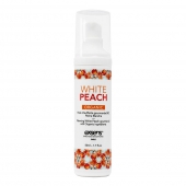 Разогревающее массажное масло Gourmet White Peach Organic с органическими ингредиентами - 50 мл. - Exsens - купить с доставкой в Череповце