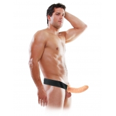 Полый страпон 8  Hollow Strap-On телесного цвета - 19 см. - Pipedream - купить с доставкой в Череповце