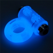Голубое, светящееся в темноте эрекционное виброкольцо Lumino Play Vibrating Penis Ring - Lovetoy - в Череповце купить с доставкой