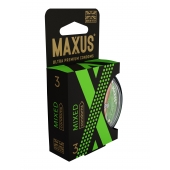 Презервативы в пластиковом кейсе MAXUS AIR Mixed - 3 шт. - Maxus - купить с доставкой в Череповце