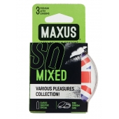 Презервативы в пластиковом кейсе MAXUS AIR Mixed - 3 шт. - Maxus - купить с доставкой в Череповце