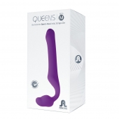 Лиловый безремневой страпон Queens M - Adrien Lastic - купить с доставкой в Череповце