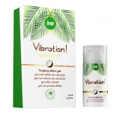 Возбуждающий гель с ароматом кокоса Vibration Coconut - 15 мл. - INTT - купить с доставкой в Череповце