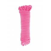 Розовая веревка для связывания Sweet Caress Rope - 10 метров - Sweet Caress - купить с доставкой в Череповце