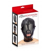 Маска-шлем с отверстием для рта и съемными шорами - Fetish Tentation - купить с доставкой в Череповце