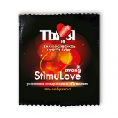 Разогревающий гель-лубрикант Stimulove Strong в одноразовой упаковке - 4 гр. - Биоритм - купить с доставкой в Череповце