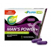 Возбуждающее средство для мужчин Mans Power plus - 10 капсул (0,35 гр.) +1 в подарок - SuperCaps - купить с доставкой в Череповце