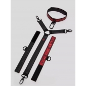 Ошейник с наручниками Reversible Faux Leather Collar and Wrist - Fifty Shades of Grey - купить с доставкой в Череповце