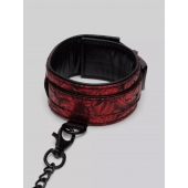 Красно-черные оковы Reversible Faux Leather Ankle Cuffs - Fifty Shades of Grey - купить с доставкой в Череповце