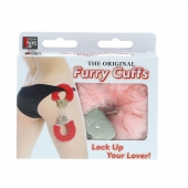 Металлические наручники с розовой меховой опушкой METAL HANDCUFF WITH PLUSH PINK - Dream Toys - купить с доставкой в Череповце