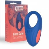Синее эрекционное кольцо RRRING First Date Cock Ring - FeelzToys - в Череповце купить с доставкой