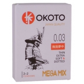 Набор из 4 презервативов OKOTO MegaMIX - Sitabella - купить с доставкой в Череповце