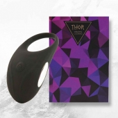 Черное эрекционное виброкольцо Thor Cockring - FeelzToys - в Череповце купить с доставкой