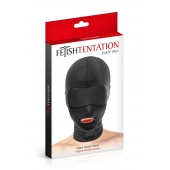 Сплошная маска на голову с прорезью для рта - Fetish Tentation - купить с доставкой в Череповце