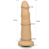 Телесная насадка Harness - 15,8 см. - LOVETOY (А-Полимер) - купить с доставкой в Череповце
