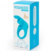Голубое эрекционное виброкольцо Happy Rabbit Rechargeable Rabbit Cock Ring - Happy Rabbit - в Череповце купить с доставкой