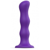 Фиолетовая насадка Strap-On-Me Dildo Geisha Balls size XL - Strap-on-me - купить с доставкой в Череповце