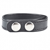 Кольцо на пенис SNAP COCK RING из искусственной кожи на клепках - BlueLine - в Череповце купить с доставкой