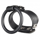 Двойное кольцо выносливости на пенис DUAL STAMINA RING - BlueLine - в Череповце купить с доставкой