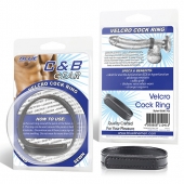 Кольцо на пенис из искусственной кожи на липучке VELCRO COCK RING - 5 см. - BlueLine - в Череповце купить с доставкой