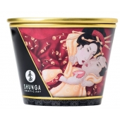 Массажная  свеча Sparkling Strawberry Wine с ароматом клубничного вина - 170 мл. - Shunga - купить с доставкой в Череповце