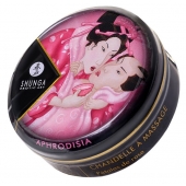 Массажная свеча Rose Petals с ароматом розы - 30 мл. - Shunga - купить с доставкой в Череповце