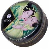 Массажная свеча Exotic Green Tea с ароматом зелёного чая - 30 мл. - Shunga - купить с доставкой в Череповце