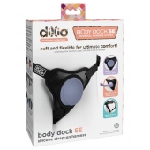 Черные трусики для страпона Body Dock SE на регулируемых ремнях - Pipedream - купить с доставкой в Череповце