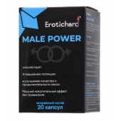Капсулы для мужчин Erotichard male power - 20 капсул (0,370 гр.) - Erotic Hard - купить с доставкой в Череповце