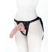 Реалистичный фаллос на поясе Harness - 20,5 см. - LOVETOY (А-Полимер) - купить с доставкой в Череповце