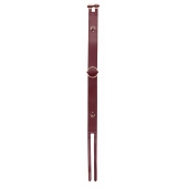 Бордовый ремень Halo Waist Belt - размер L-XL - Shots Media BV - купить с доставкой в Череповце