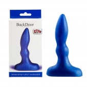 Синий анальный стимулятор Beginners p-spot massager - 11 см. - Lola Games - в Череповце купить с доставкой