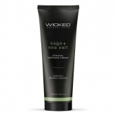 Массажный легкий крем WICKED Sage plus Sea Salt - 120 мл. - Wicked - купить с доставкой в Череповце