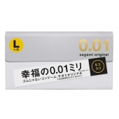 Презервативы Sagami Original 0.02 L-size увеличенного размера - 5 шт. - Sagami - купить с доставкой в Череповце
