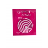 Стимулирующий интимный крем для женщин Cosmo G-spot - 2 гр. - Биоритм - купить с доставкой в Череповце