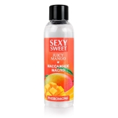 Массажное масло Sexy Sweet Juicy Mango с феромонами и ароматом манго - 75 мл. - Биоритм - купить с доставкой в Череповце