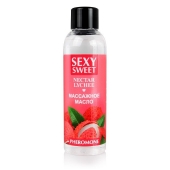 Массажное масло Sexy Sweet Nectar Lychee с феромонами и ароматом личи - 75 мл. - Биоритм - купить с доставкой в Череповце