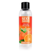 Массажное масло Sexy Sweet Fresh Orange с ароматом апельсина и феромонами - 75 мл. - Биоритм - купить с доставкой в Череповце