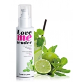 Съедобное согревающее массажное масло Love Me Tender Mojito с ароматом мохито - 100 мл. - Love to Love - купить с доставкой в Череповце