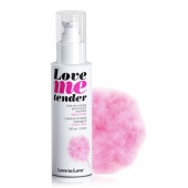 Съедобное согревающее массажное масло Love Me Tender Cotton Candy с ароматом сладкой ваты - 100 мл. - Love to Love - купить с доставкой в Череповце
