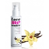 Съедобное согревающее массажное масло Love Me Tender Vanilla с ароматом ванили - 100 мл. - Love to Love - купить с доставкой в Череповце
