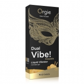 Съедобный гель Dual Vibe Pina Colada с эффектом вибрации и вкусом коктейля пина колада - 15 мл. - ORGIE - купить с доставкой в Череповце