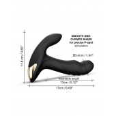 Черный вибромассажер простаты Multi P-Joy с 3 моторами - Dorcel - в Череповце купить с доставкой