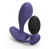 Темно-синий вибромассажер Witty P G Vibrator with Remote Control - Love to Love - в Череповце купить с доставкой