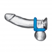 Комплект из 2 эрекционных колец-восьмерок 2-Pack Duo Cock And Ball Stamina Enhancement Ring - BlueLine - в Череповце купить с доставкой