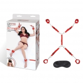 Красная фиксация на матрас Classic Bedspreader - Lux Fetish - купить с доставкой в Череповце